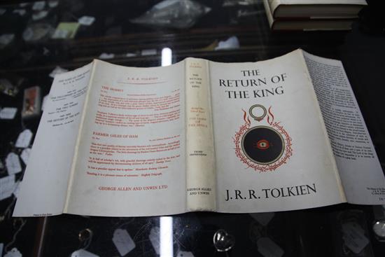 Tolkien, John Ronald Reuel - The Return of the King, first edition, original cloth in d.j., inner fly leaf with darkened (3)